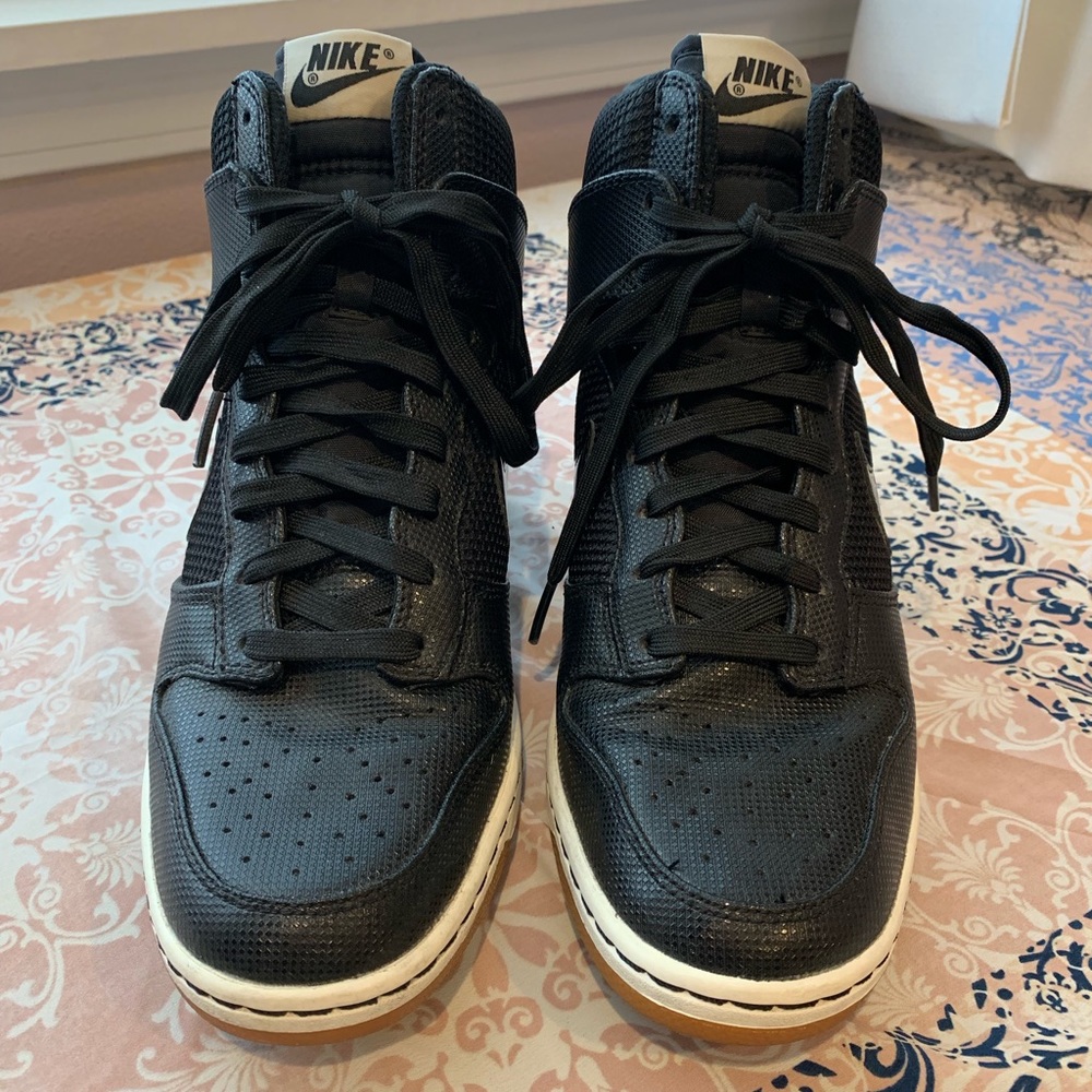 Nike Dunk Black Sky High Hidden Wedge Sneaker shoe
